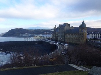 Old College from
Aberystwyth Castle